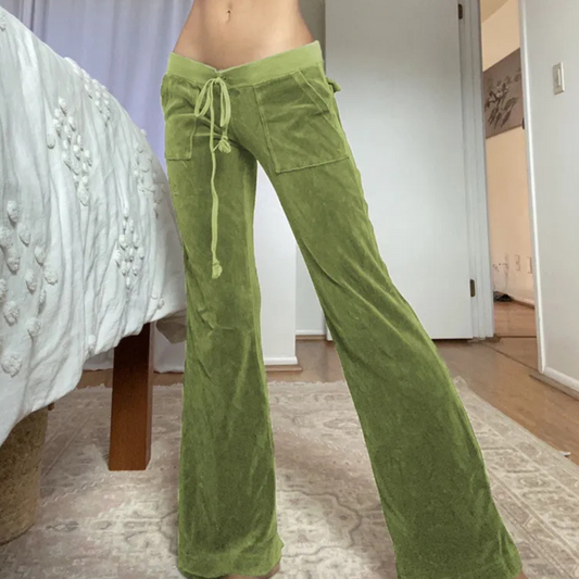 MILIANI - Luchtige Casual Uitlopende Broek voor Dames - Zomereditie