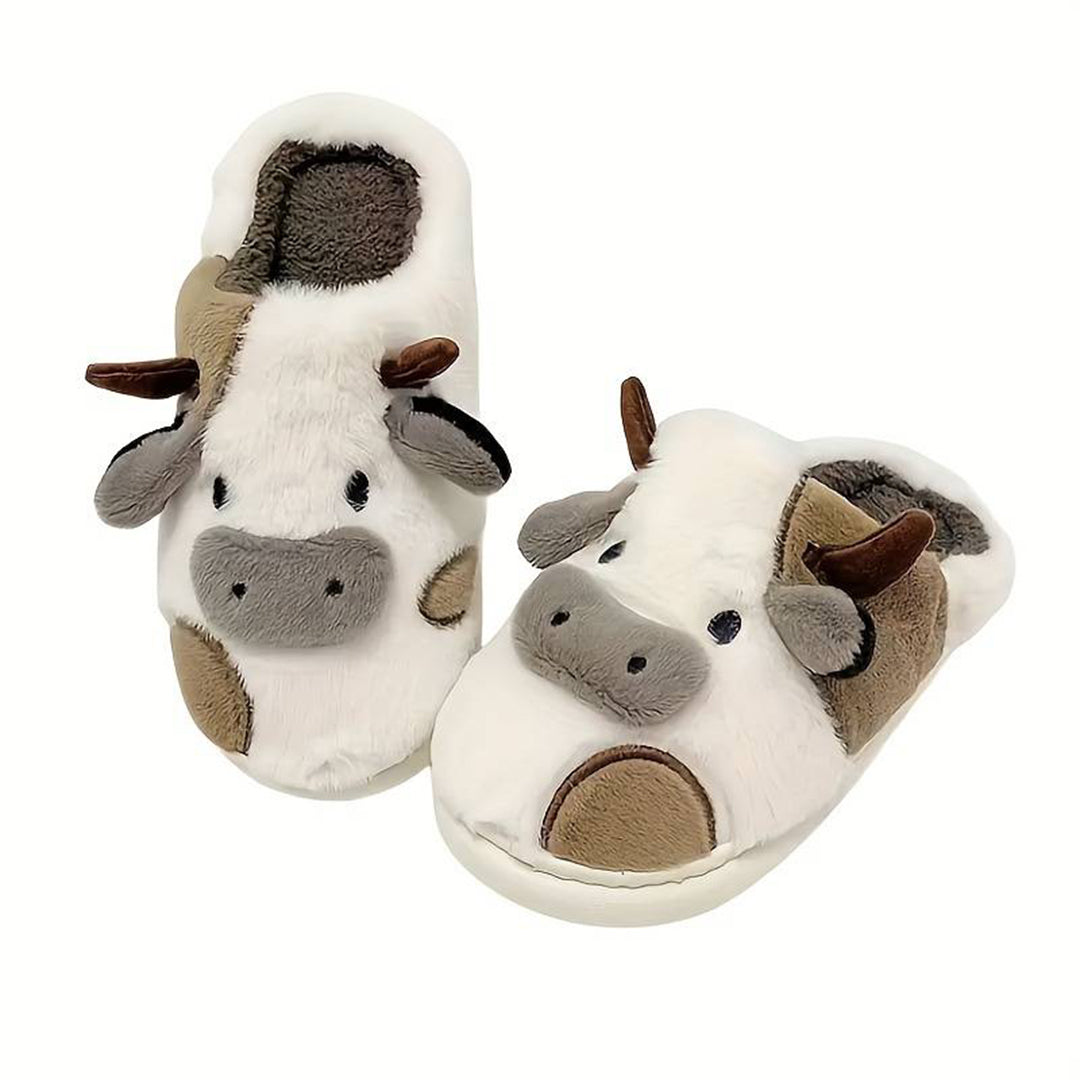 NICOLE - Zomerse koeien pantoffels