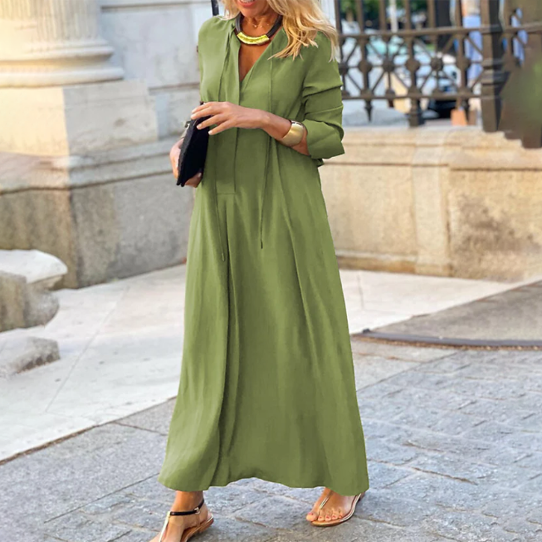 GITTA - Comfortabele loose fit maxi zomerjurk