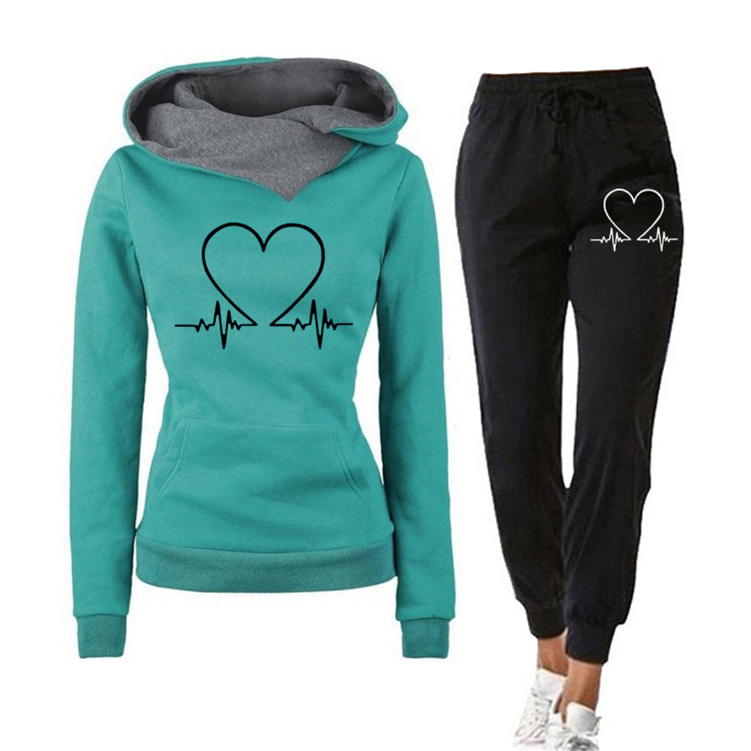 HEARTBEAT - Zomerse jogging set met broek voor dames