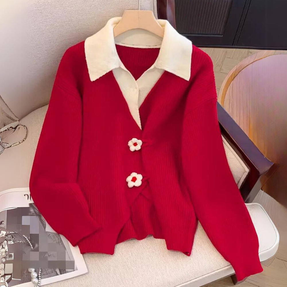 NANCY - Elegante Gebreide Zomerse Trui voor Dames