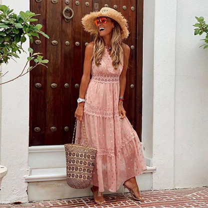 JENESIS - Zomerse maxi jurk voor dames