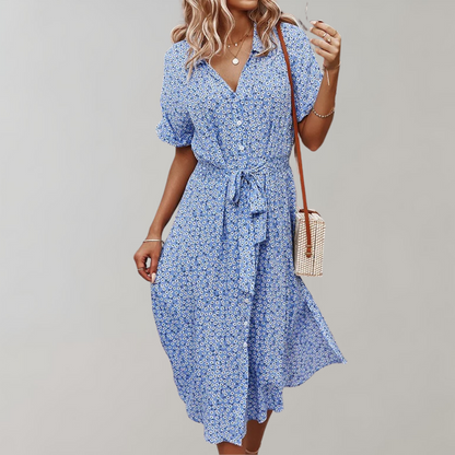 Janie - Midi zomerjurk voor dames - Perfect voor Lente en Zomer