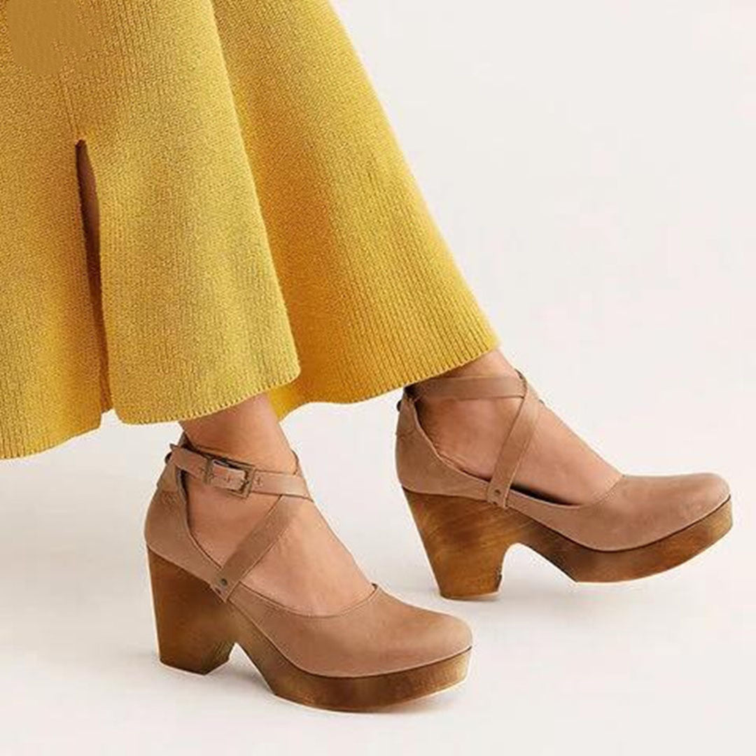 EVERLY - Elegante zomerschoenen met hoge hakken
