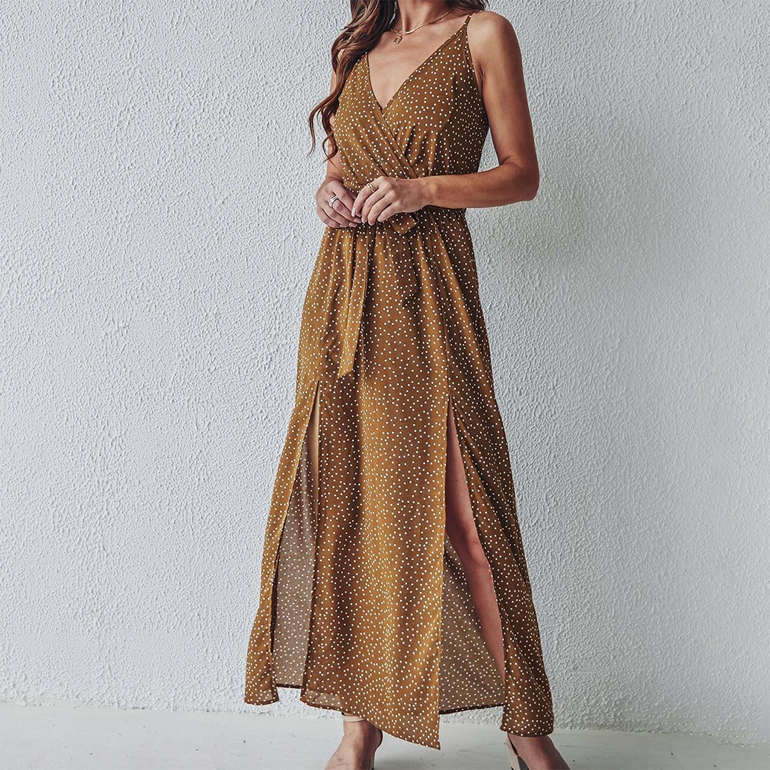 EIRINI - Zomerse maxi-jurk met split