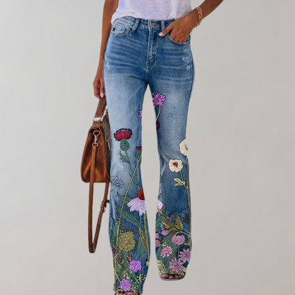Kjellfrid - Zomerse flare broek voor dames
