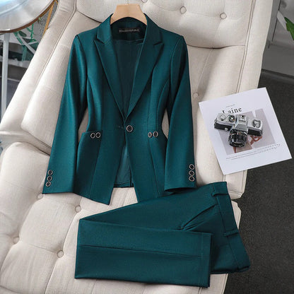 LAURA - Elegante blazer en broek set voor de zomer