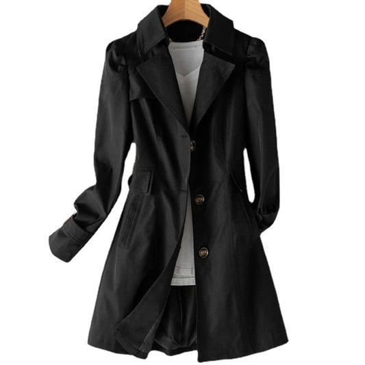 LUCIBA - Lange windjack en regenjas voor dames - Perfect voor Lente en Zomeravonturen