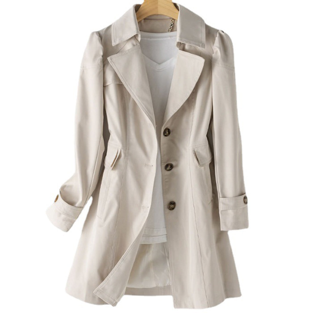 LUCIBA - Lange windjack en regenjas voor dames - Perfect voor Lente en Zomeravonturen