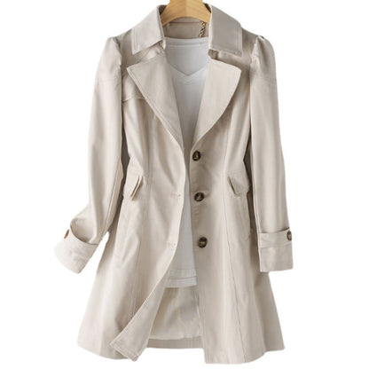LUCIBA - Lange windjack en regenjas voor dames - Perfect voor Lente en Zomeravonturen