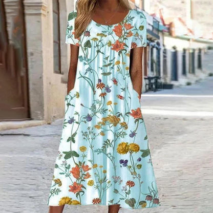 MINA - Casual bloemenjurk voor de zomer