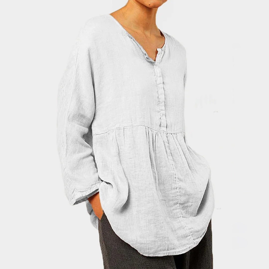 ENIKO - Elegante grote maat zomerblouse