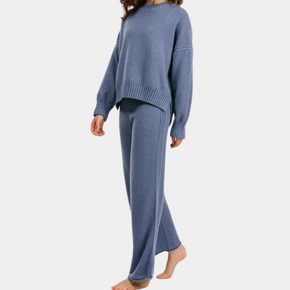 Melanie - Luchtig gebreid huispak voor dames, perfect voor lente en zomer