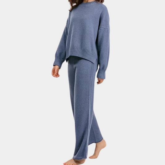 Melanie - Luchtig gebreid huispak voor dames, perfect voor lente en zomer