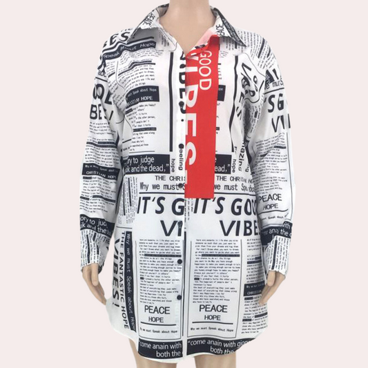 HINANO - Trendy Zomer Printjurk voor Dames