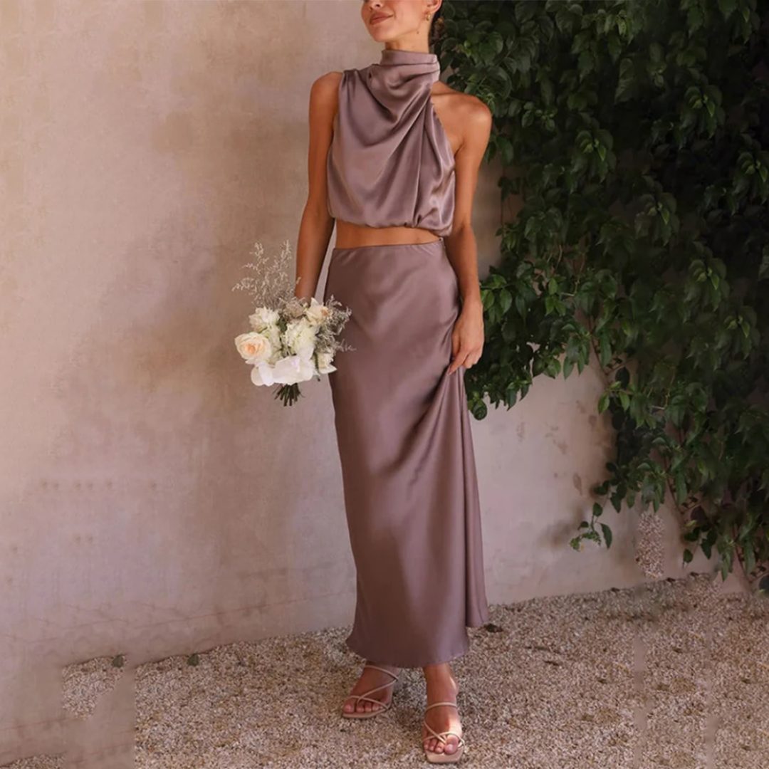 GUILLAUME - Stijlvolle zomerse maxi rok set