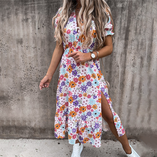 DARIA - Zomerse casual jurk met split