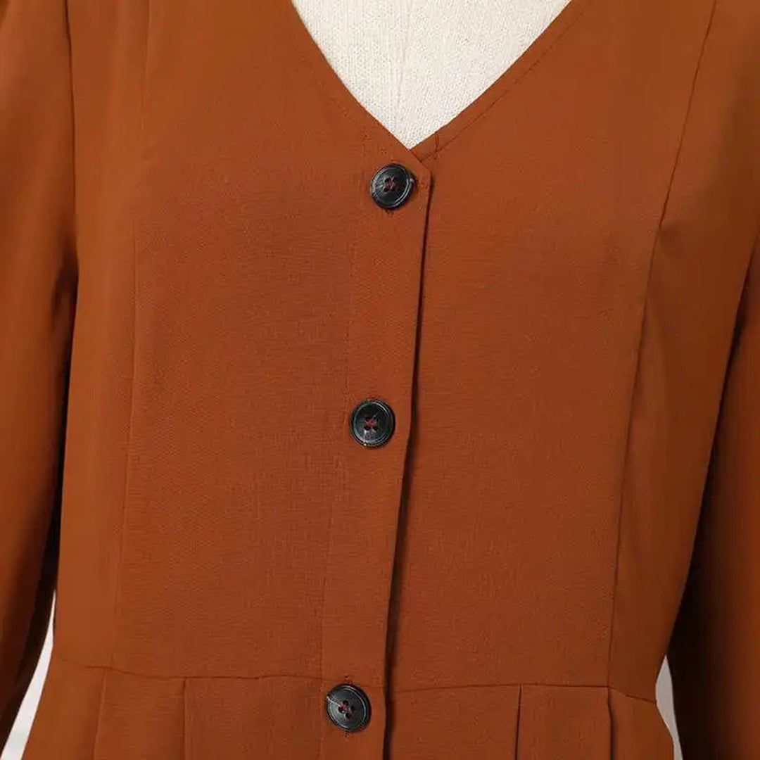 NOA - Lange zomerjurk met lange mouwen voor dames