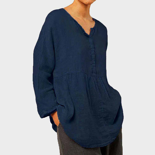 ENIKO - Elegante grote maat zomerblouse