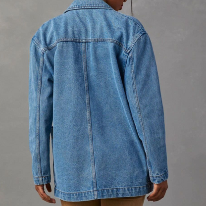 Nessa - Casual en stijlvolle denim jas voor dames, perfect voor de lente en zomer