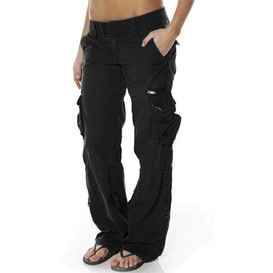 Paloma - Luchtige cargo broek met zakken voor dames, perfect voor de zomer