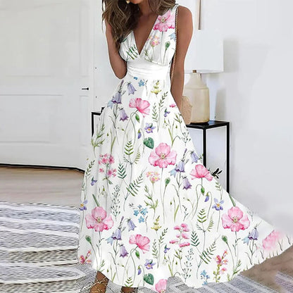 JULISSA - Elegante zomer bloemenjurk