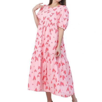 CHOLE - Comfortabele casual midi-jurk voor de zomer