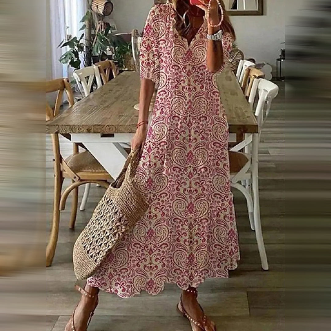 JANNE - Boho maxi zomerjurk
