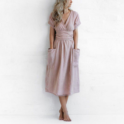 AVAH - Casual v-hals zomerjurk