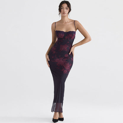 LILLIE - Elegante slim fit zomerjurk