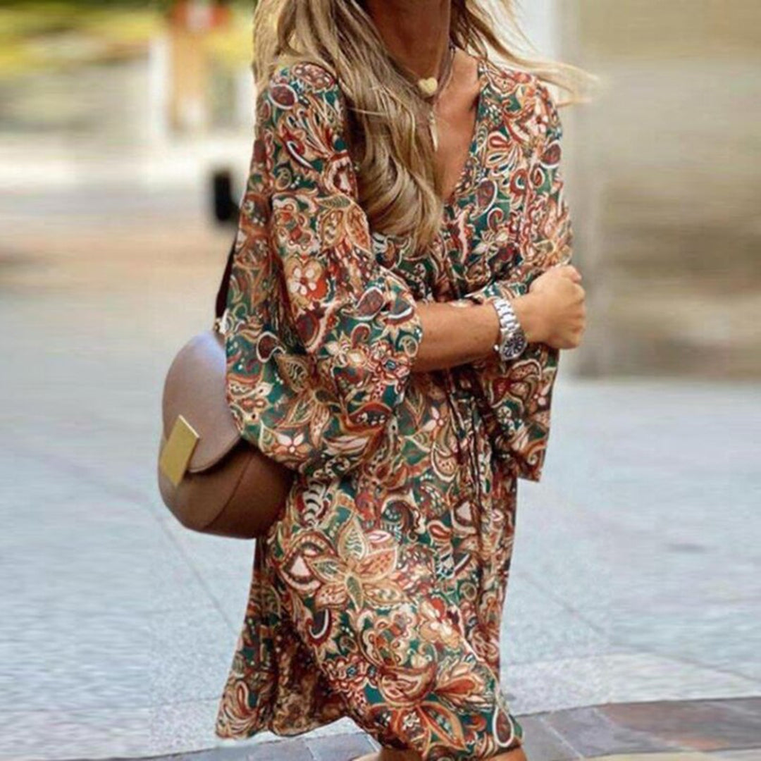 ROSHNIE - Elegante zomer mini-jurk