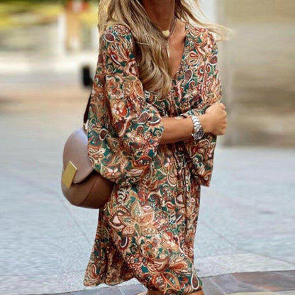 ROSHNIE - Elegante zomer mini-jurk