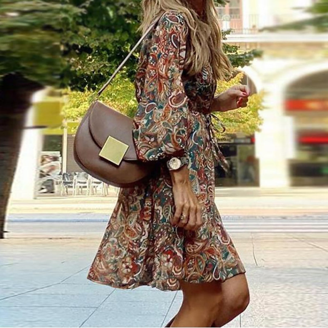 ROSHNIE - Elegante zomer mini-jurk