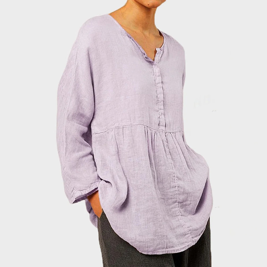 ENIKO - Elegante grote maat zomerblouse