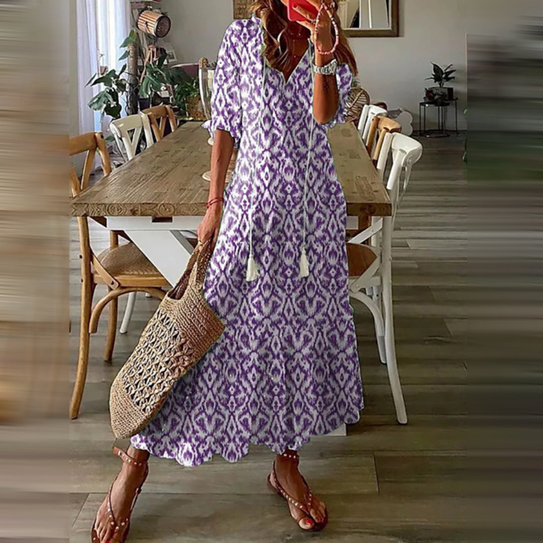 JANNE - Boho maxi zomerjurk