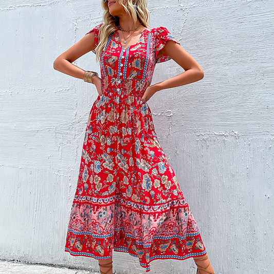 GINEVRA - Luchtige zomer boho jurk