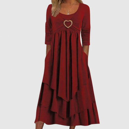 ABEBA - Casual lange zomerjurk