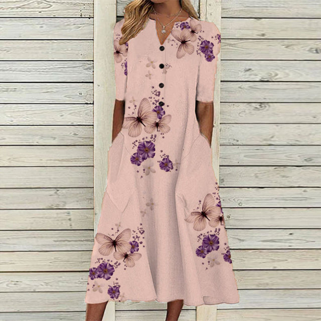 ROZA - Comfortabele casual zomerjurk