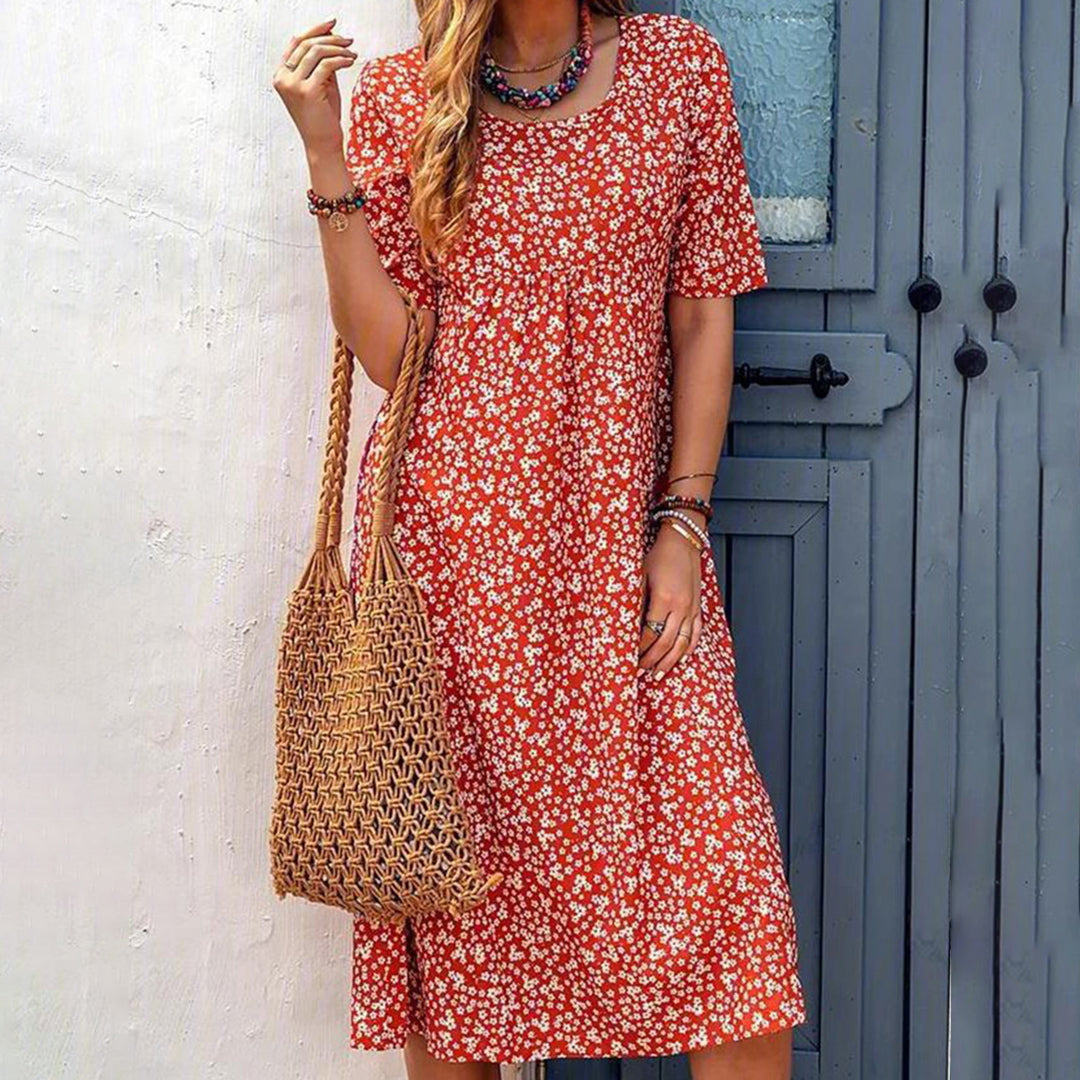 VEGA - Zomerse casual bloemenjurk