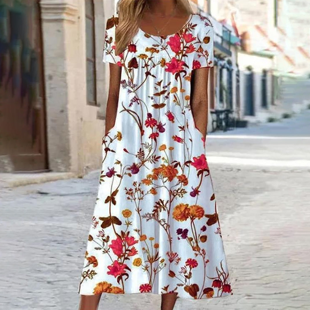 MINA - Casual bloemenjurk voor de zomer