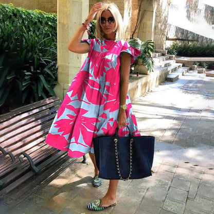 INGRID - Luchtige zomerse casual midi-jurk