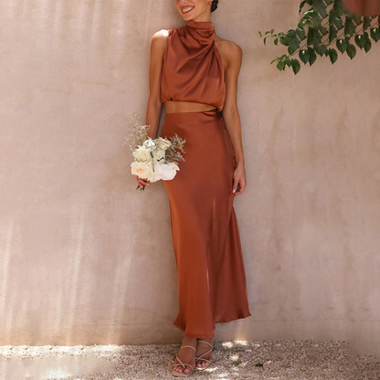 GUILLAUME - Stijlvolle zomerse maxi rok set