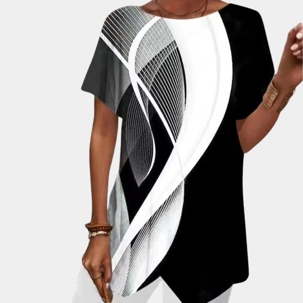 Santa - Geometrische stijl damesjurk voor de zomer