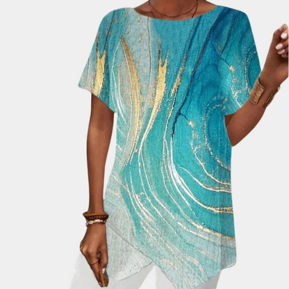 Santa - Geometrische stijl damesjurk voor de zomer