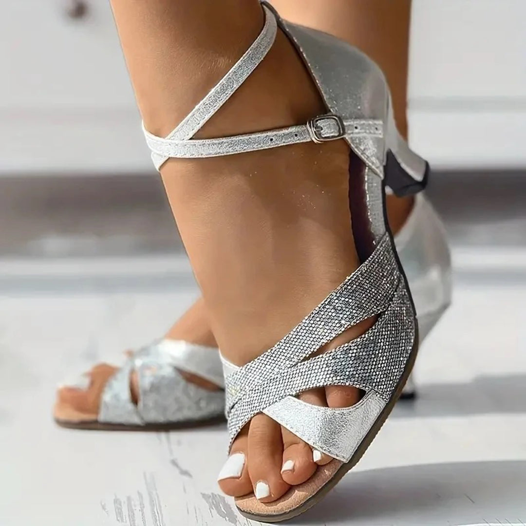 GIANNA - Zomerse Dames Sandalen met glitterhak