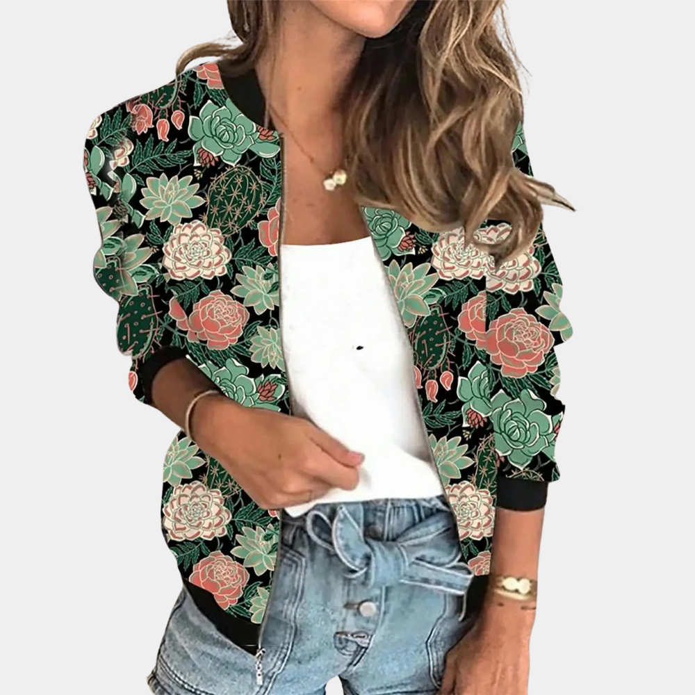 Trendy zomerjas met opdruk voor dames