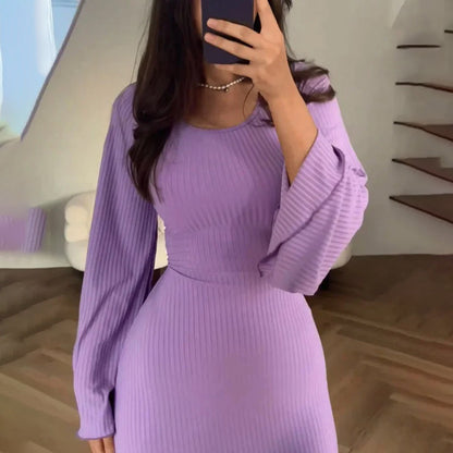 ELENA - Elegante zomerse gebreide jurk