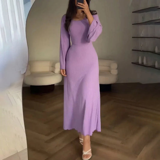 ELENA - Elegante zomerse gebreide jurk