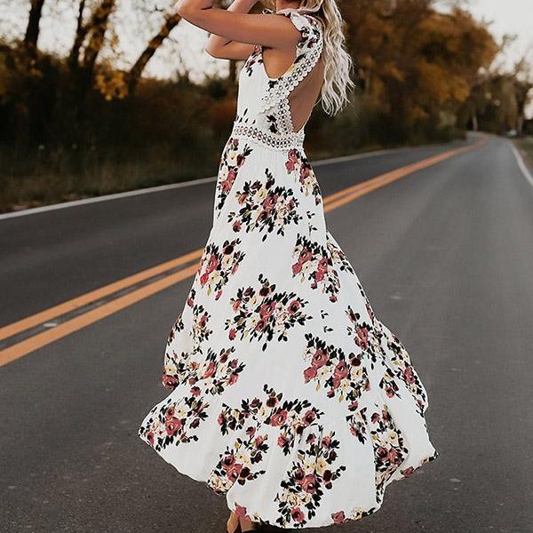 Viviana - Zomerse Bloemen Jurk