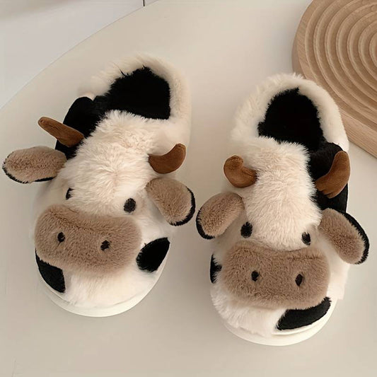 NICOLE - Zomerse koeien pantoffels